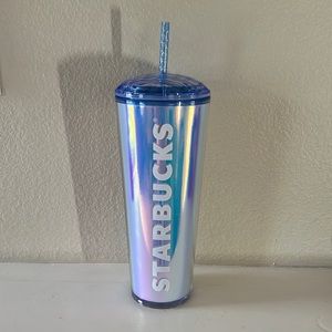 Starbucks Venti Holographic Unicorn Dome Summer 2023 Tumbler 24oz NWT
